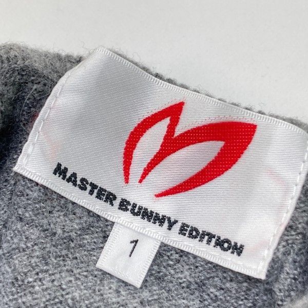 【新品タグ付き&カシミヤ混】マスターバニーエディション ニットパーカー 4 MASTER BUNNY EDITION マスターバニーエディション カシミヤ ニット