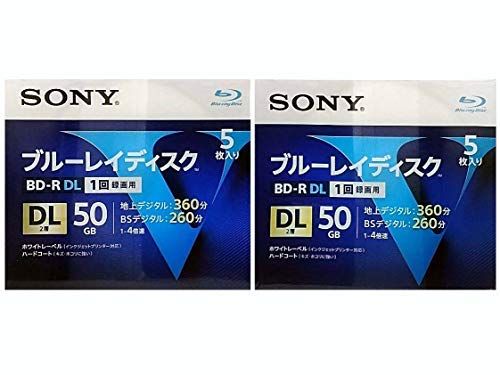 SONY ビデオ用ブルーレイディスク 5BNR2VJPS4(BD-R 2層:4倍速 5枚パック) 2zzhgl6 Amazon.co.jp: ソニー ブルーレイディスクBD-R4倍速2層 5枚