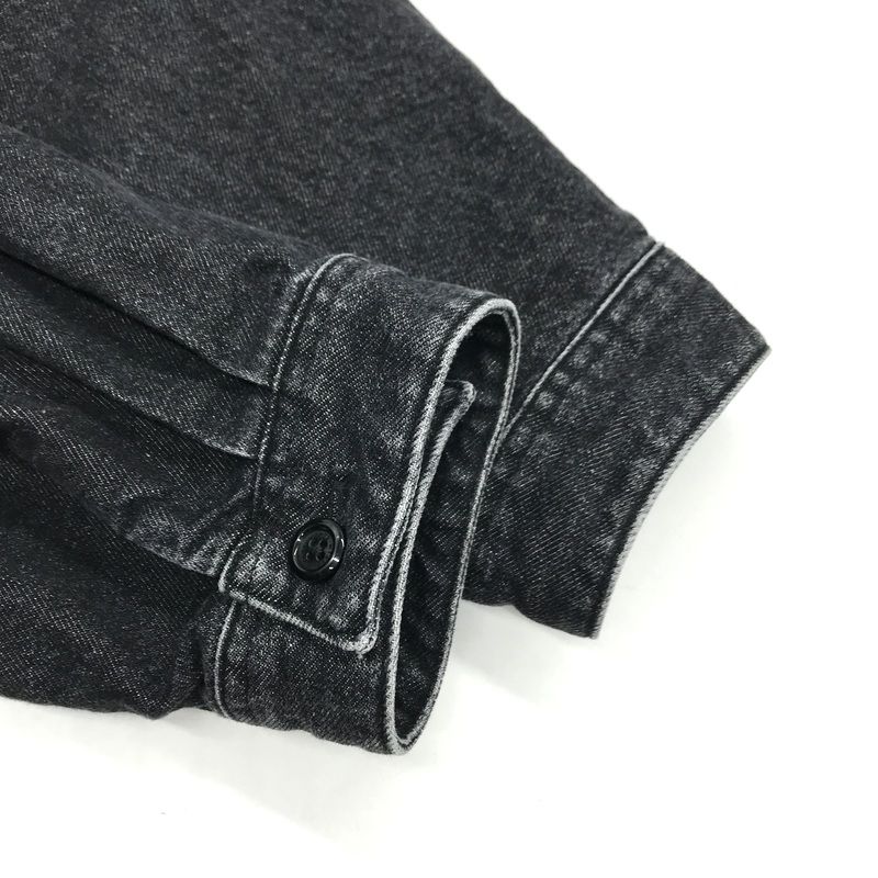 WTAPS バンドカラー デニムシャツ 濃紺 サイズ02 WTAPS ダブルタップス デニムシャツ 長袖 22AW 222WVDT-SHM01