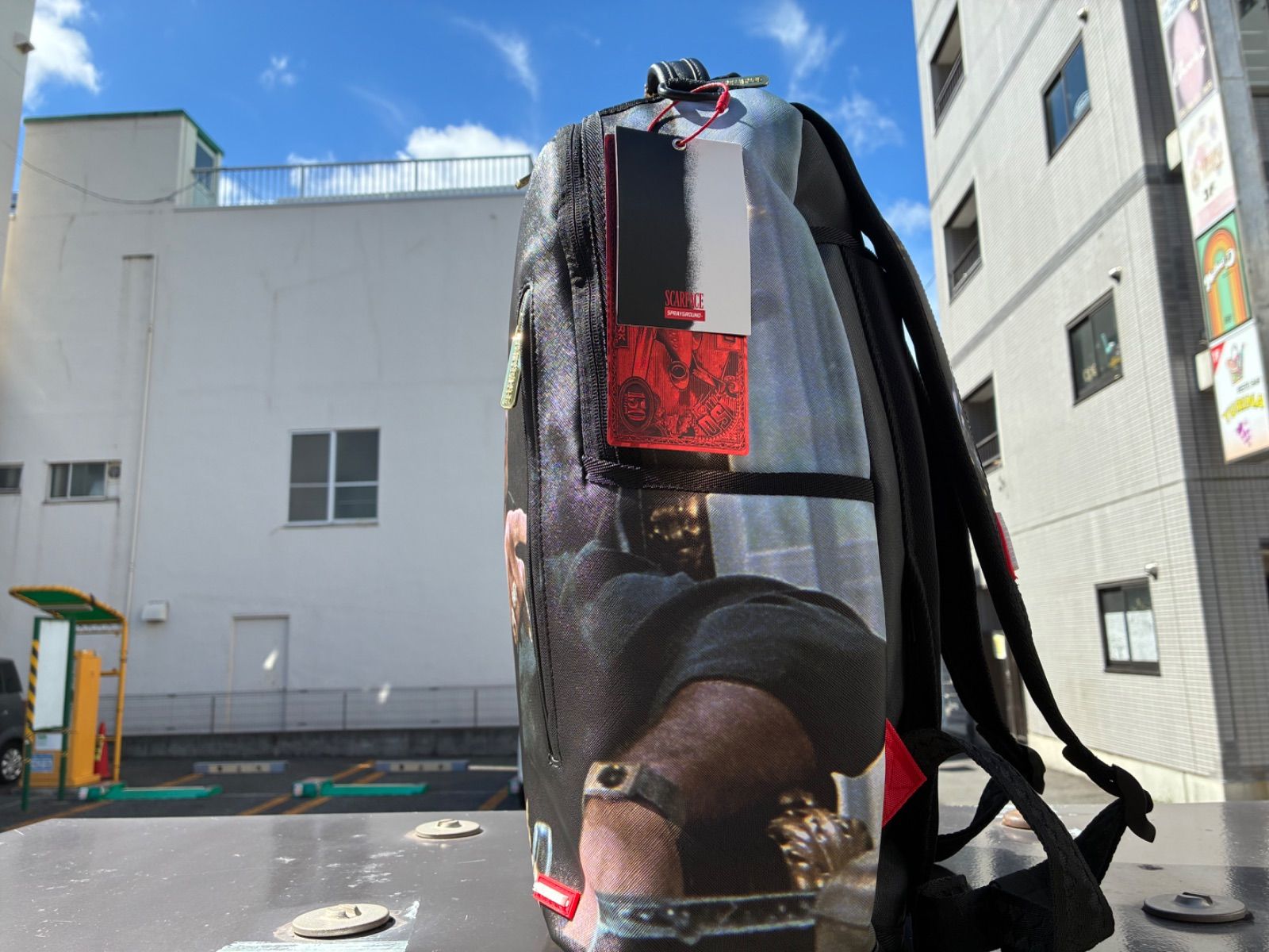 SPRAY GROUND × 映画 スカーフェイス リュック バックパック レザー