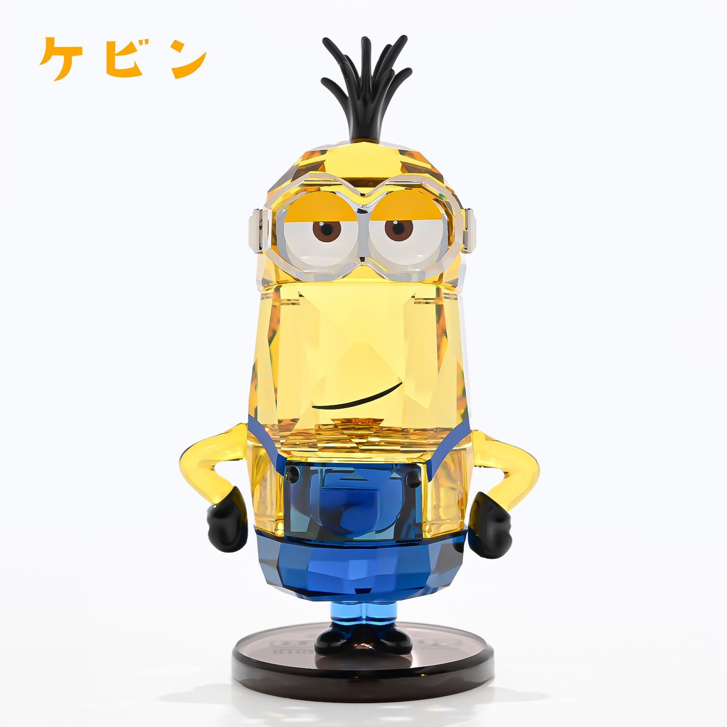 スワロフスキー☆新品 ミニオンズ ボブ スワロフスキー フィギュア ミニオンズ キング ボブ クリスタル