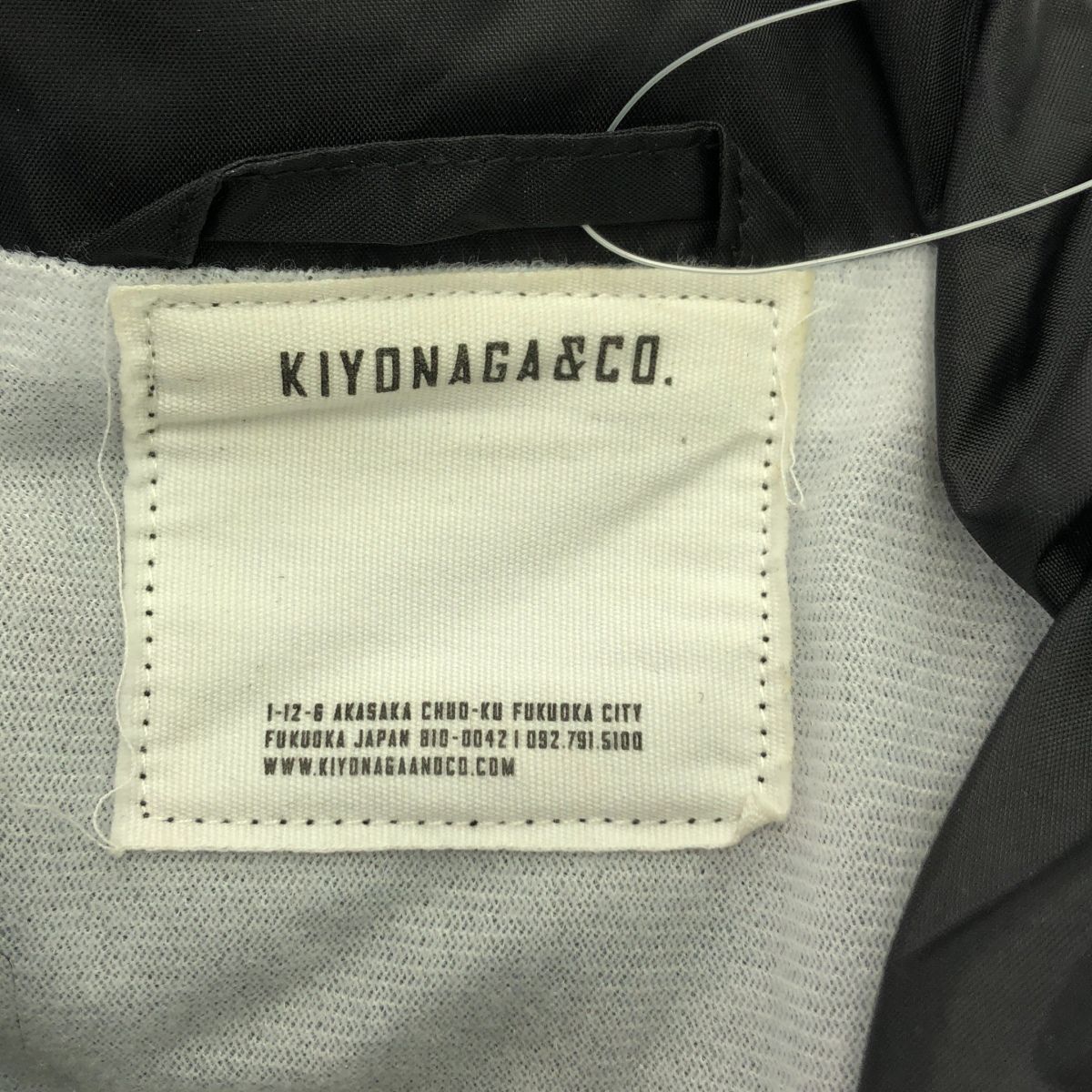 KIYONAGA&CO. キヨナガアンドコー 17AW KYNE FUKUOKA COACH JACKET 