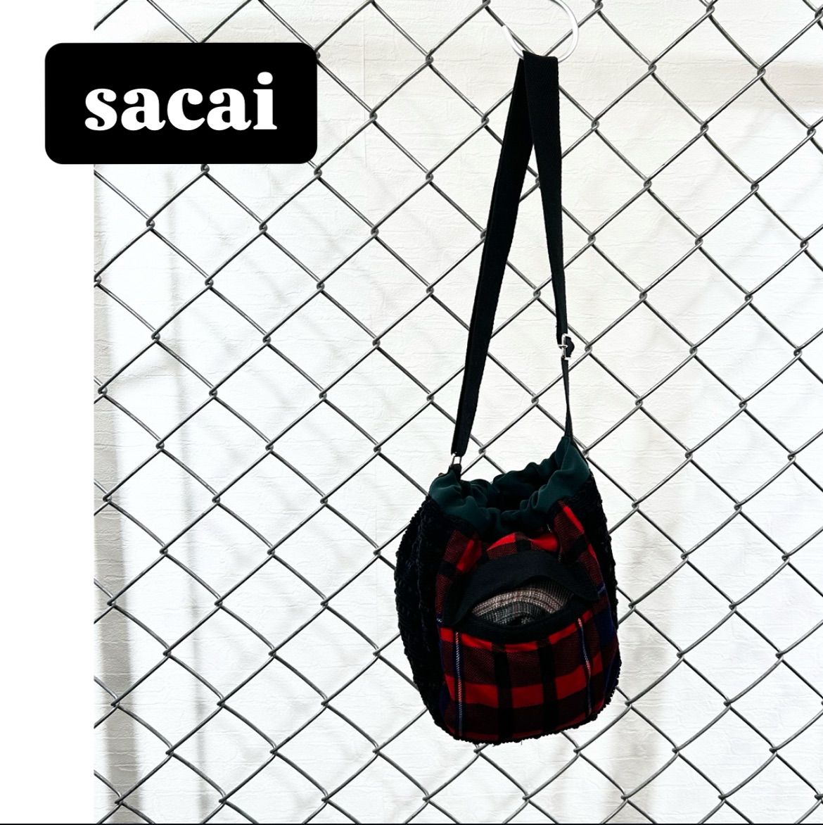 sacai 21A/W zantan Kinchaku 巾着バック sacai 21A/W zantan Kinchaku サカイ ホリデーコレクション 巾着