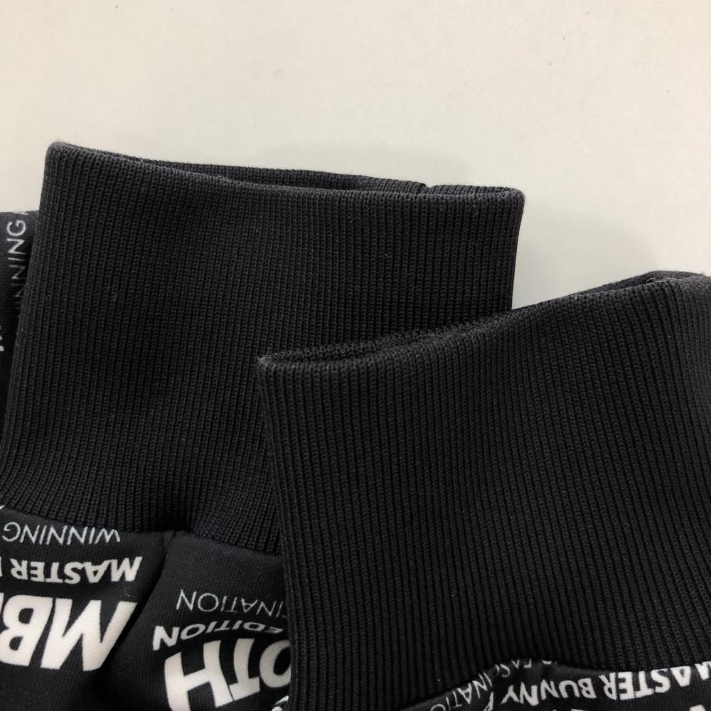 美品】マスターバニー ジップパーカー 黒×白 ロゴ総柄 10周年 ブルゾン