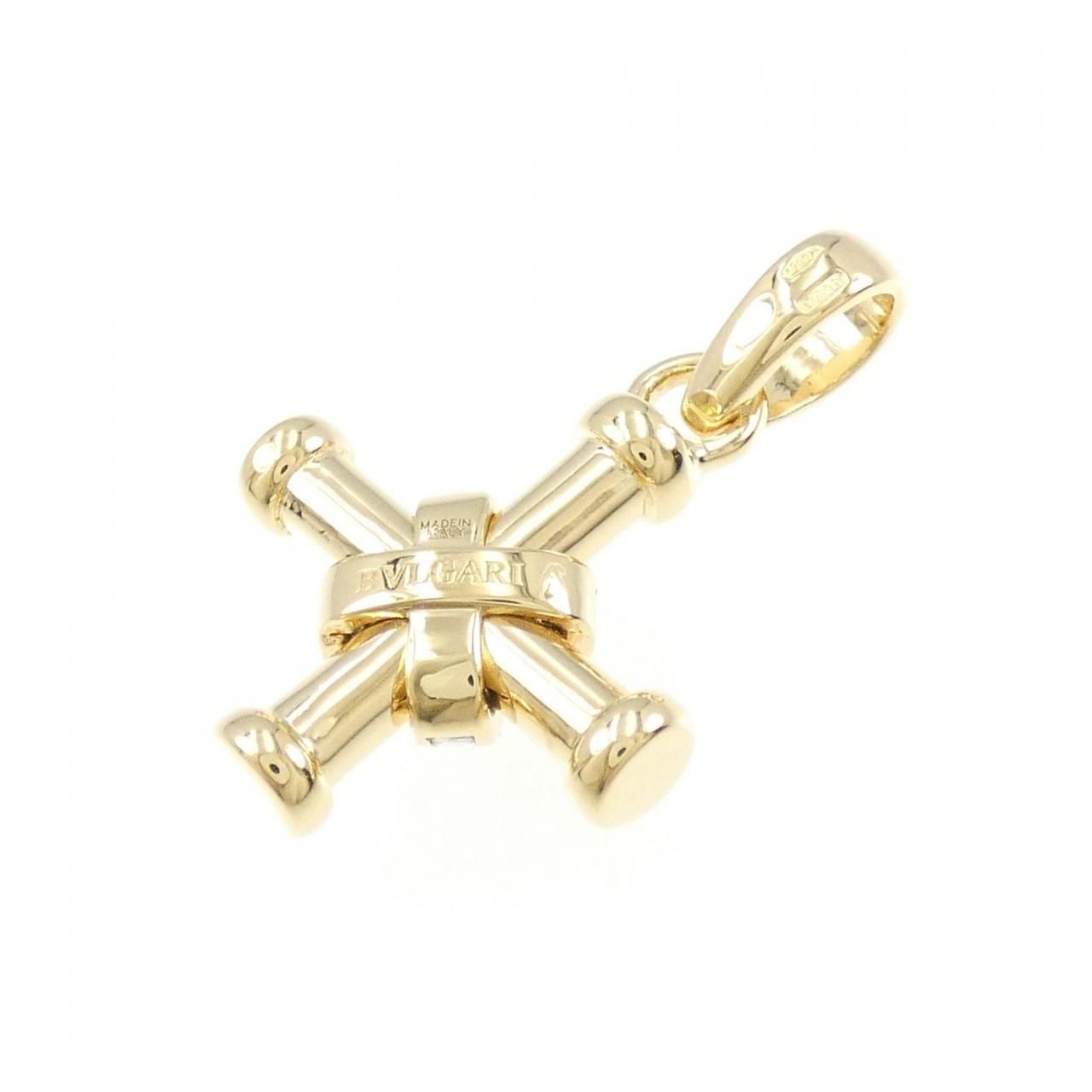 ブルガリ ラテンクロス ペンダント K18 ブルガリ ラテンクロス
