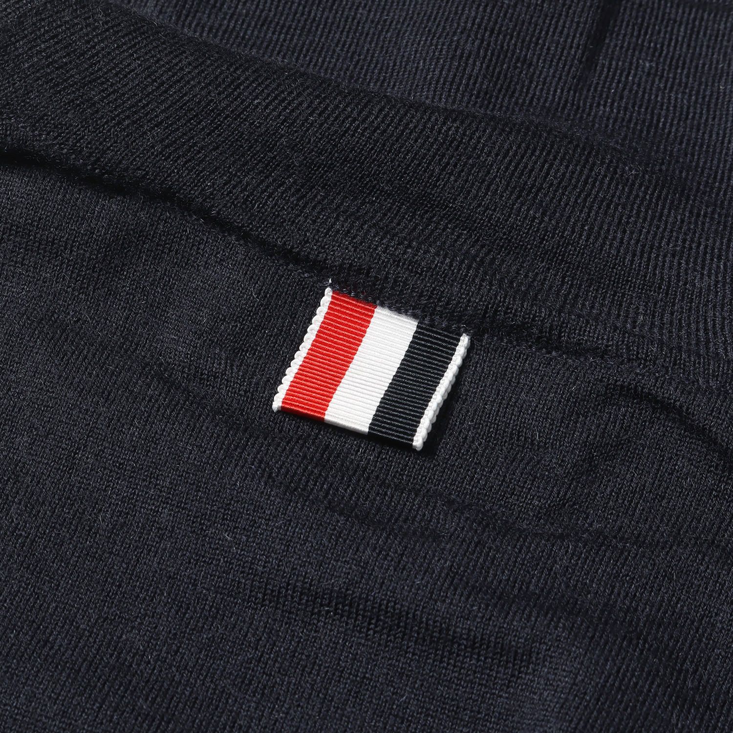 美品 THOM BROWNE トムブラウン ニット トリコロール リブ 