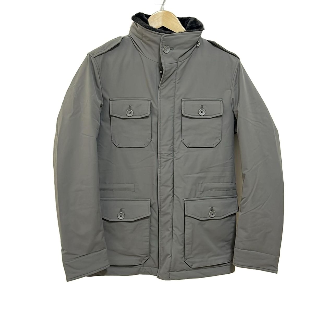 HERNO(ヘルノ) ブルゾン サイズ46 S メンズ美品 - ダークグレー HERNO(ヘルノ) ブルゾン サイズ46 S メンズ美品 - ダークグレー