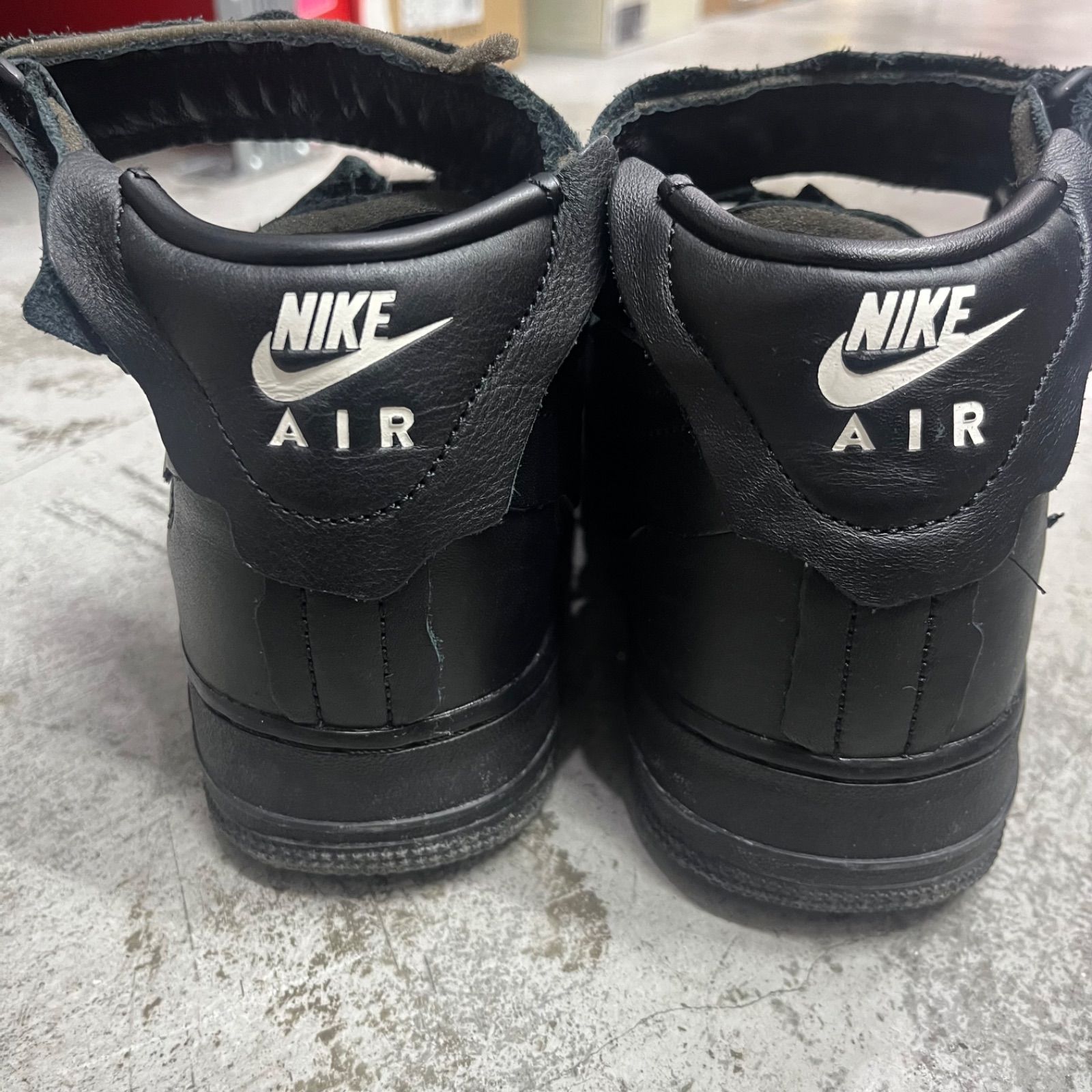 COMME des GARCONS NIKE AIR FORCE 1 MID コラボ レザー エアフォース 