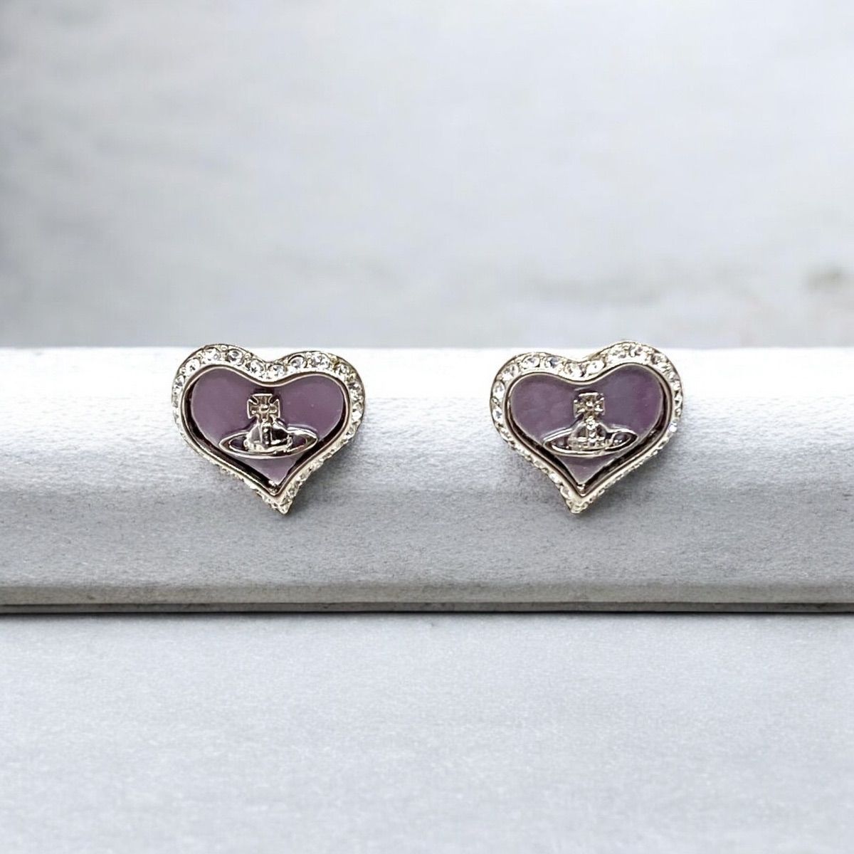 Vivienne Westwood ピアス ハート オーブ シェル 正規品 Vivienne Westwood ピアス ハート オーブ シェル 正規品
