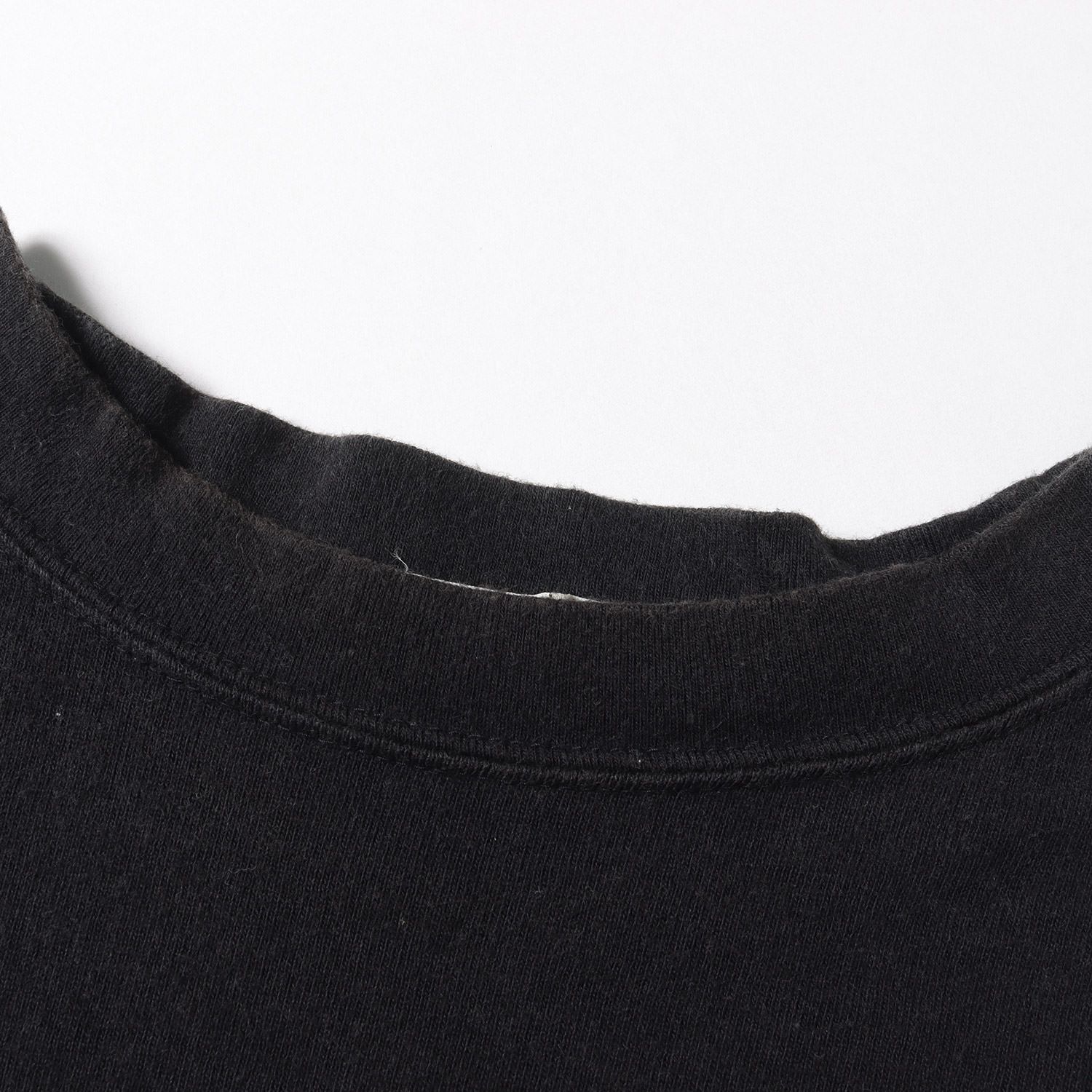 GOOD ENOUGH グッドイナフ Tシャツ サイズ:L 90s フェルト GEワッペン クルーネック 半袖 Tシャツ 1997年製 ブラック 黒 トップス カットソー 【メンズ】