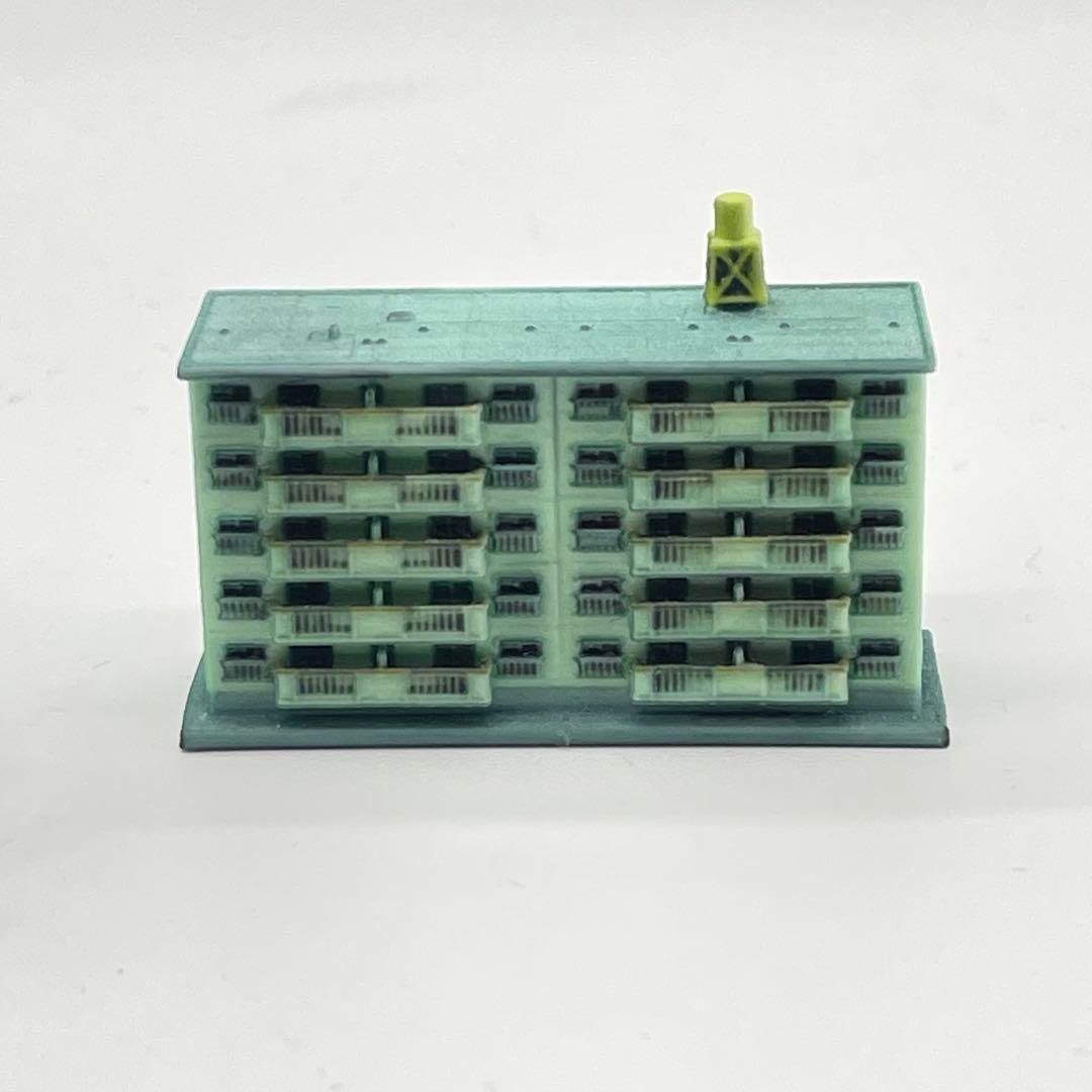 1/600 ミニチュア 団地 ビル 神社 ジオラマに 建築模型 住宅模型