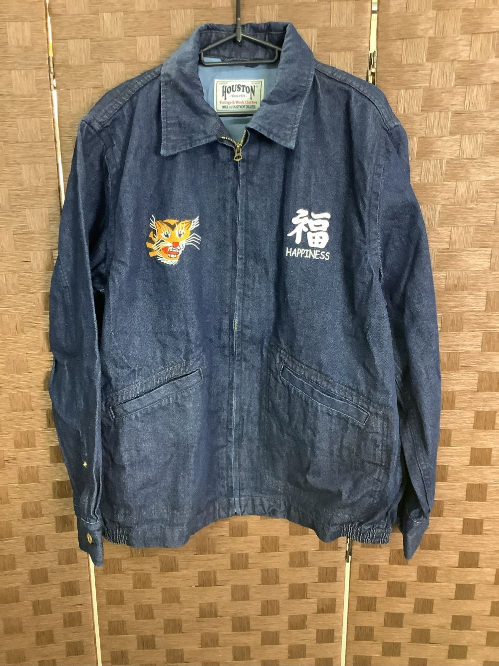 入手困難】 ピンクハウス ロゴ刺繍 スタジャン レザー 犬 花 ピンク