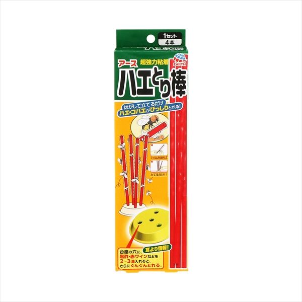 まとめ買い-24点セット ハエとり棒 アース製薬 殺虫剤 ハエ 蚊