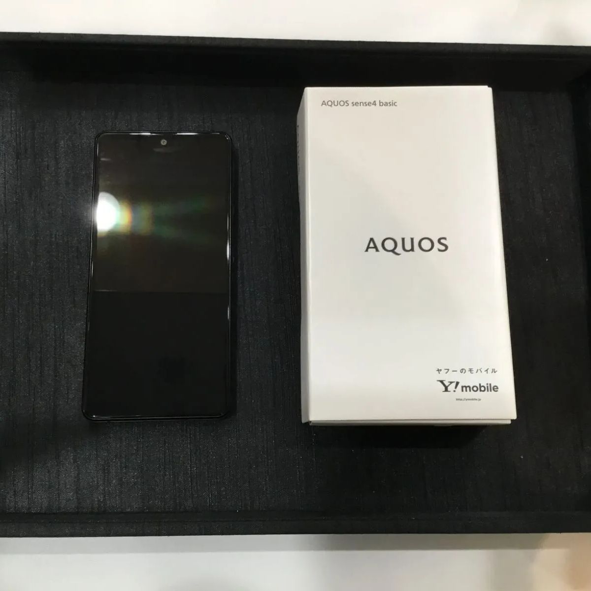 AQUOS sense4 basic ブラック 新品未使用 - メルカリ