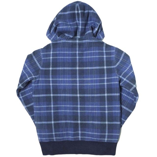 メンズ POLO RALPH LAUREN 裏サーマル ジップパーカー ブルー
