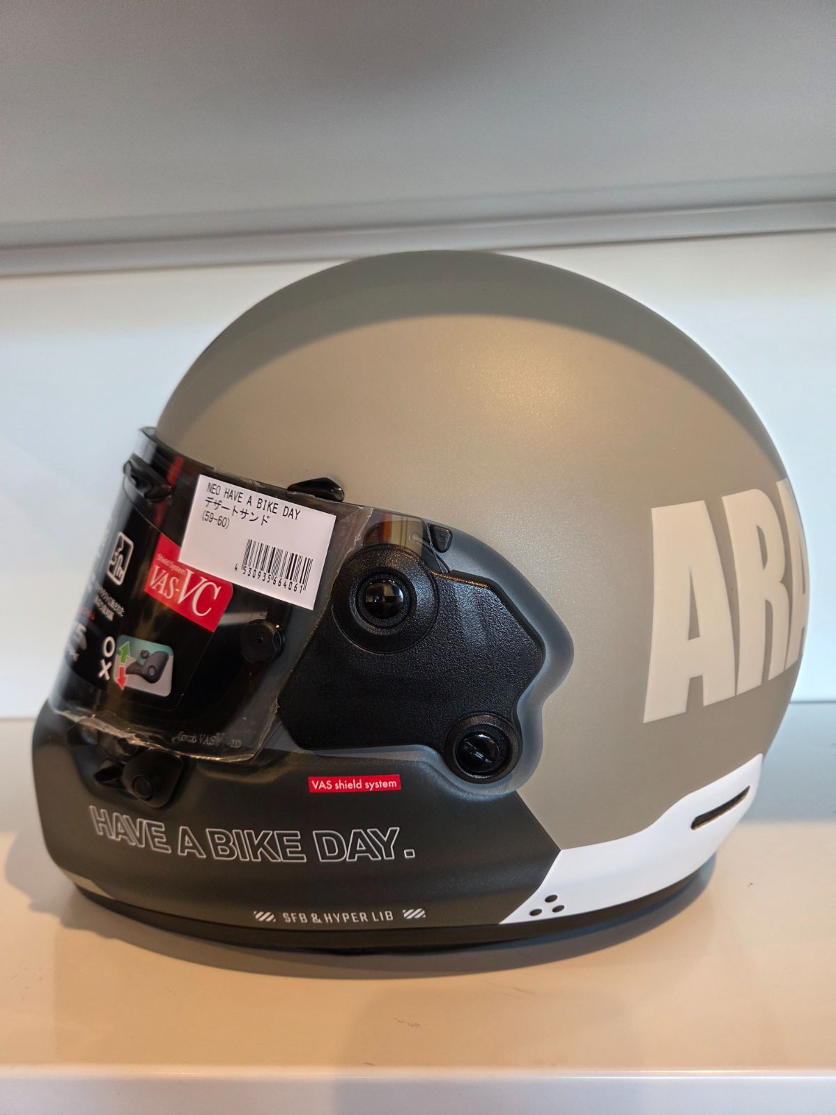 Arai RAPIDE-NEO ラパイド ネオ HAVE A BIKE DAY Desert Sand ハブ ア バイクデイ デザートサンド フルフェイスヘルメット