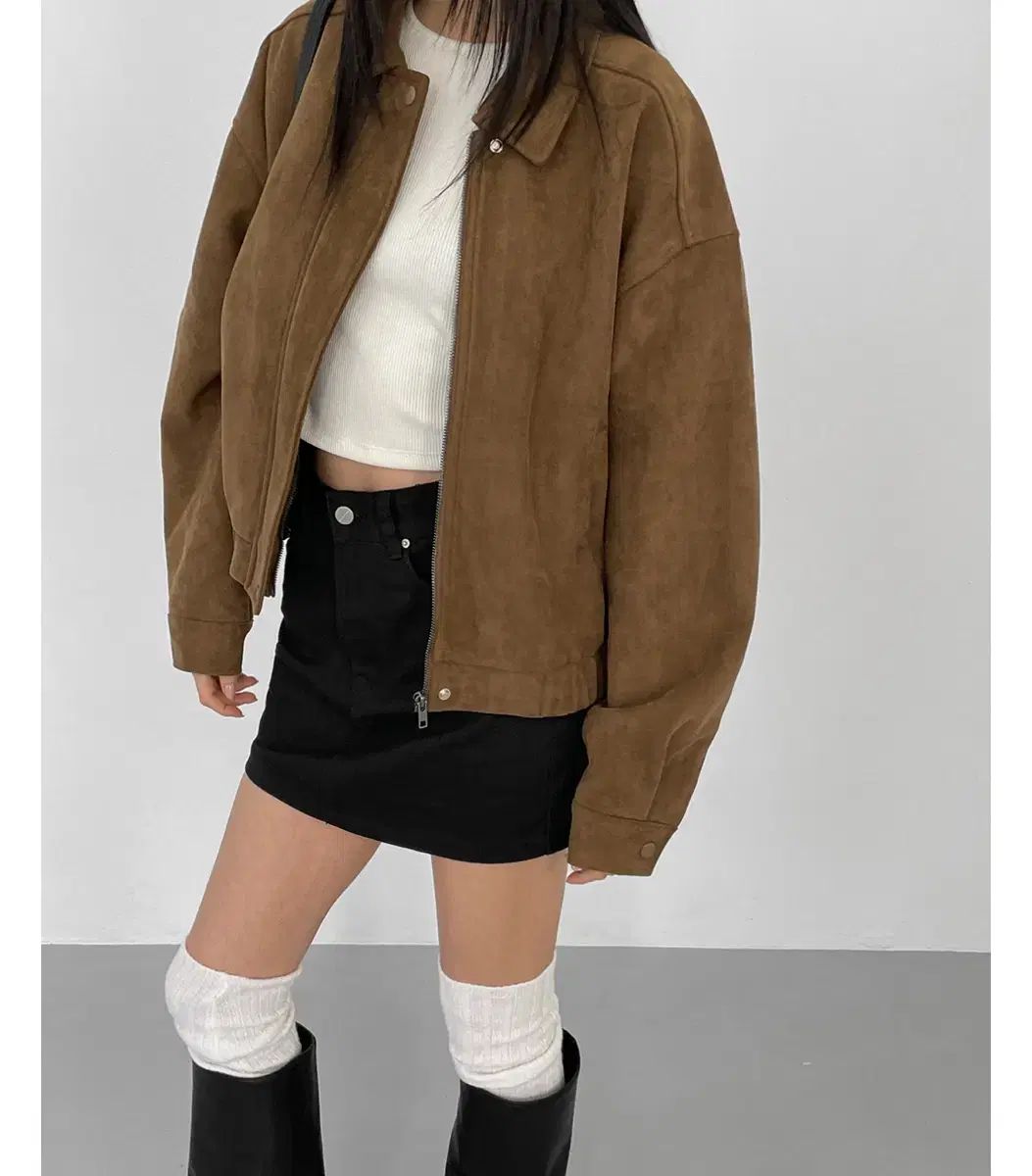 BLACKUP(ブラックアップ) ウィルター スエード ブルゾン - メルカリ