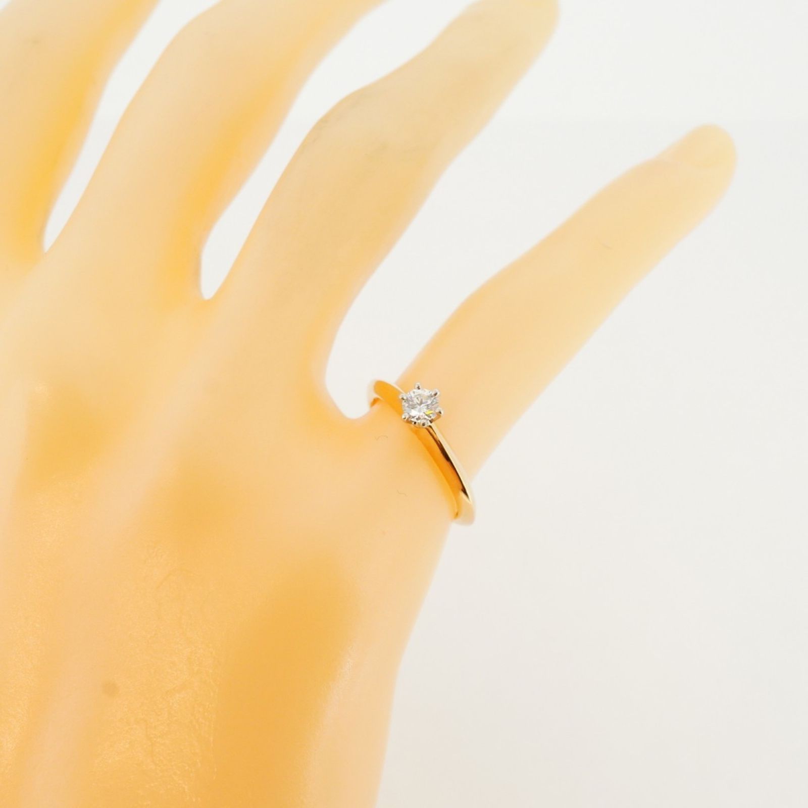 ティファニー(Tiffany) ティファニー リング ソリティア 1PD K18PG  