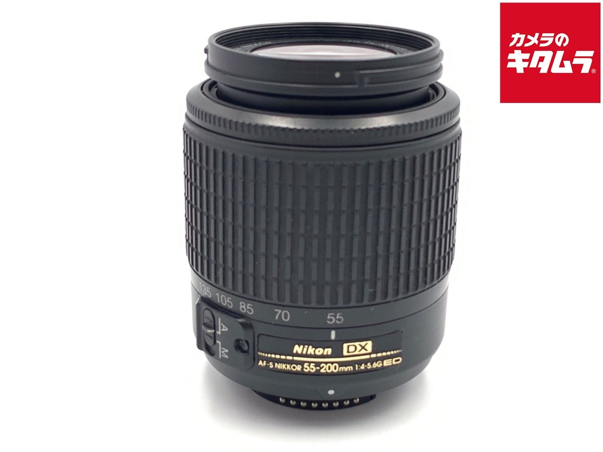並品 ニコン AF-S DX Zoom-Nikkor ED 55-200mm F4-5.6G BK
