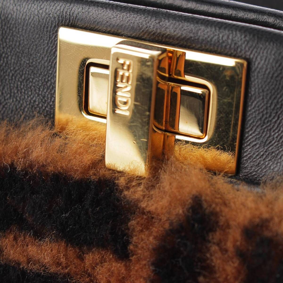 フェンディ FENDI ピーカブー ミニピーカブー ズッカ ハンドバッグ 