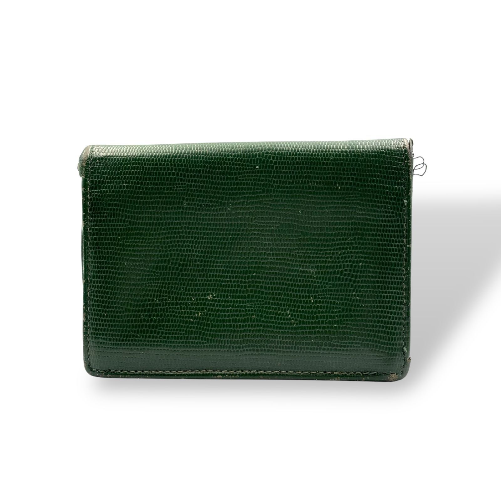 【期間限定】 CELINE セリーヌ コインケース レザー グリーン 252130486 I387 小物