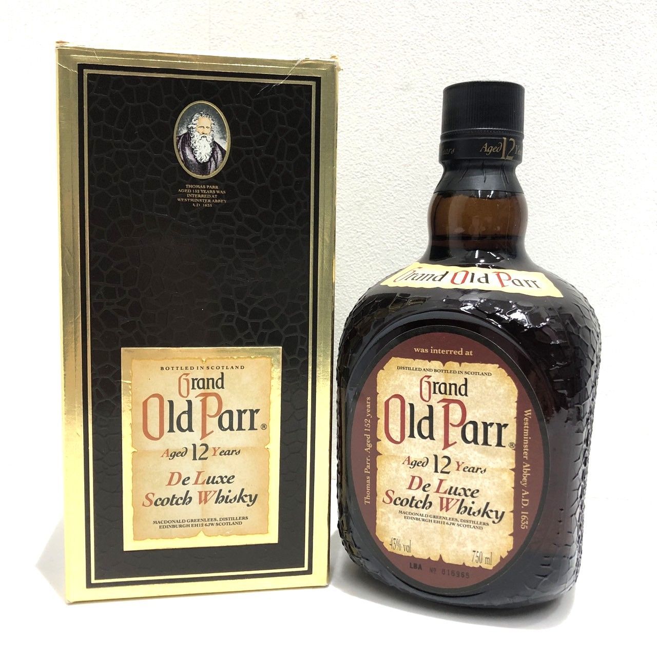 ▽Grand Old Parr グランド オールドパー 12年 デラックス