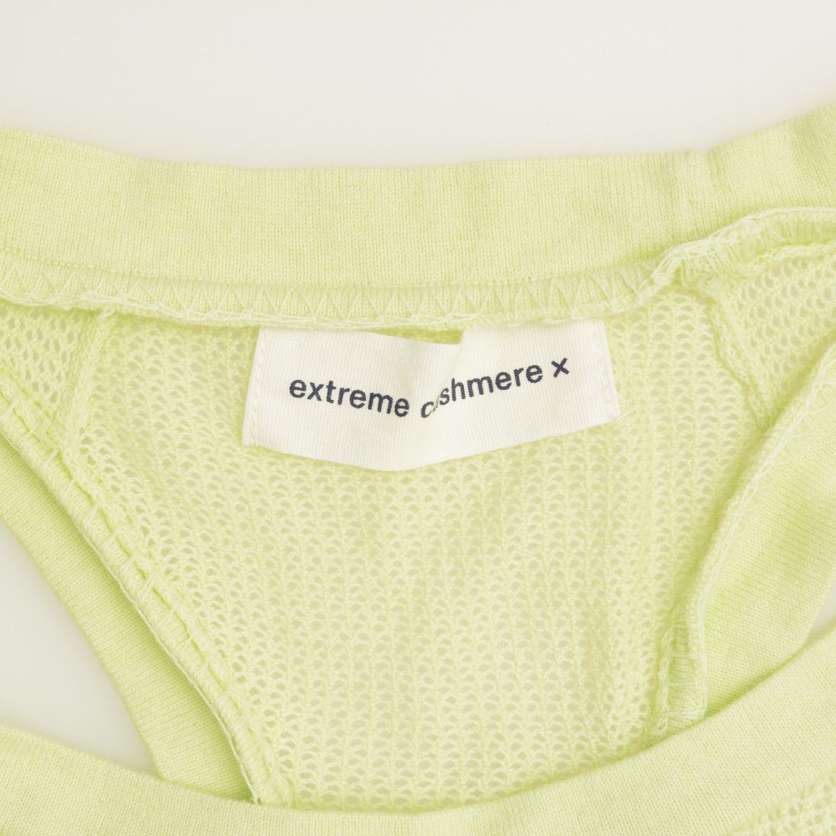 EXTREME CASHMERE / エクストリームカシミヤ 3610800685 コットンカシミヤメッシュ タンクトップ EXTREMECASHMERE】3610800685 コットンカシミヤメッシュタンク
