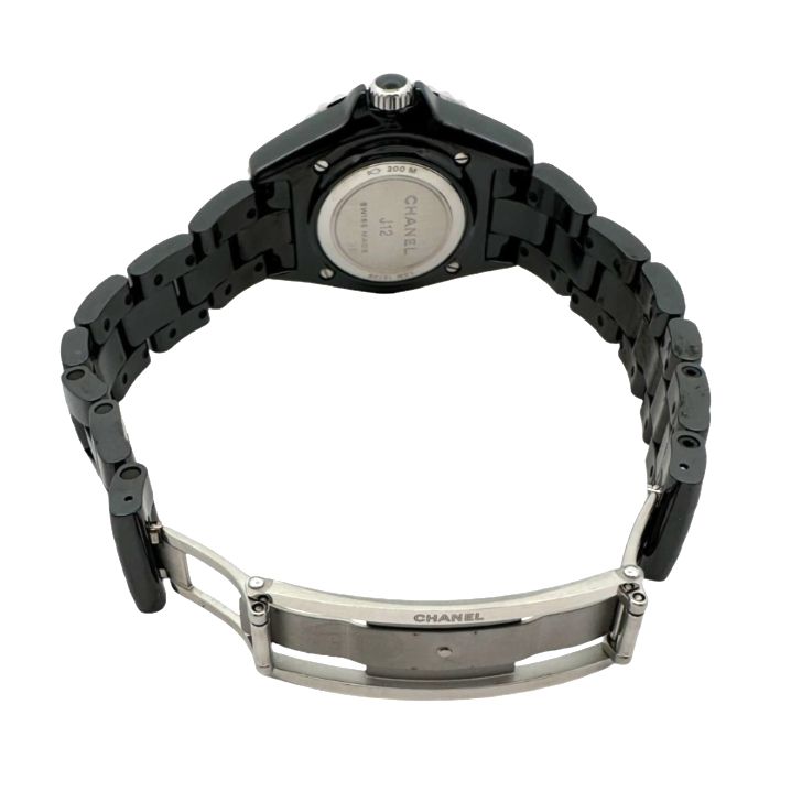 中古美品】腕時計 CHANEL シャネル J12 33mm レディース セラミック  