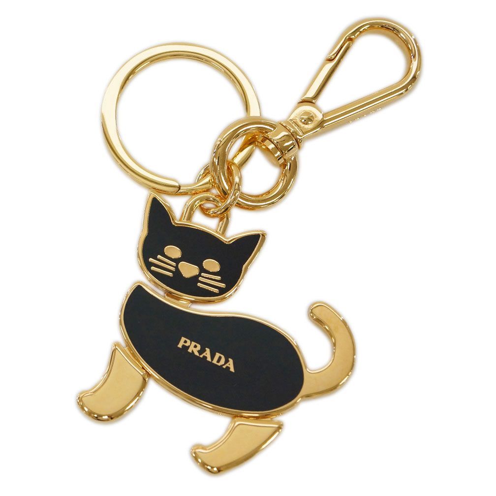 プラダ キーホルダー トリック キャット 猫 ロゴプレート メタル キーリング 2025年最新】プラダ キーホルダー 猫の人気アイテム - メルカリ