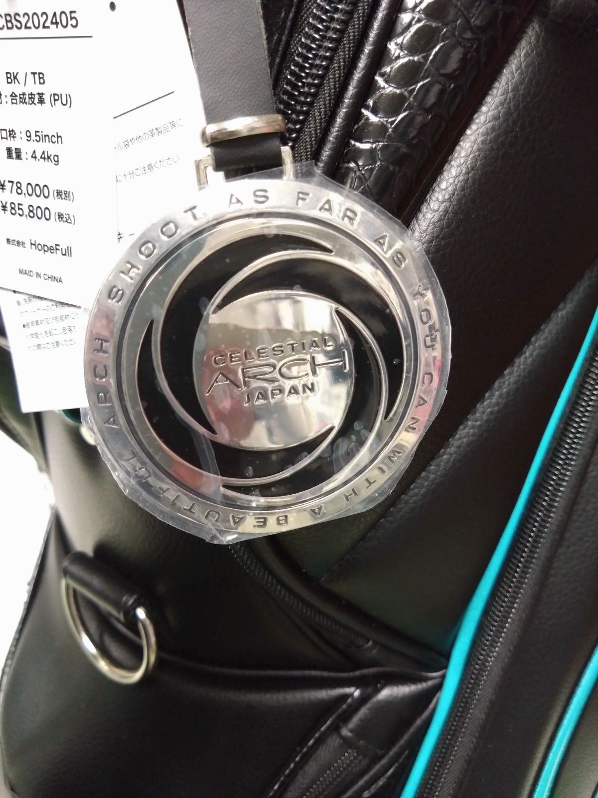 新品 数量限定 アーチゴルフ スタンドキャディバッグ 9.5インチ ブラック 新品］ARCH アーチキャディーバック スタンドタイプ アーチ キャディ