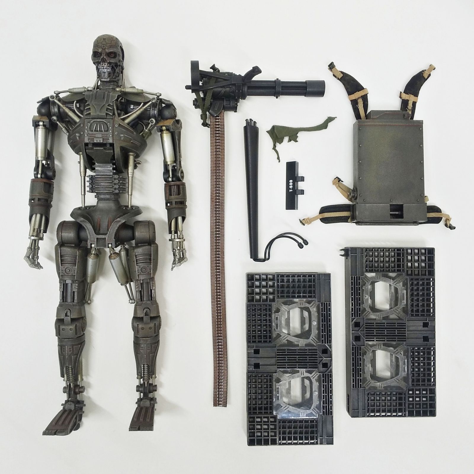 Hot Toys - 訳あり ターミネーター サルベーション エンドスケルトン T-600 コレクターズエディション MMS 93 フィギュア TERMINATOR 4 R2505-088 HOT TOYS MMS93 TERMINATOR SALVATION T-600 EXOSKELETON 1/6