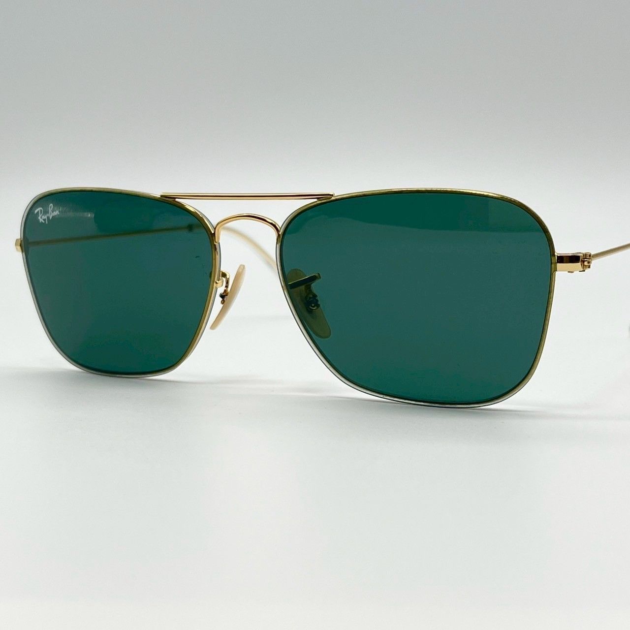 レイバン サングラス メタル ゴールド ダークグリーン 美品 70914 レイバン サングラス メタル ゴールド ダークグリーン 美品