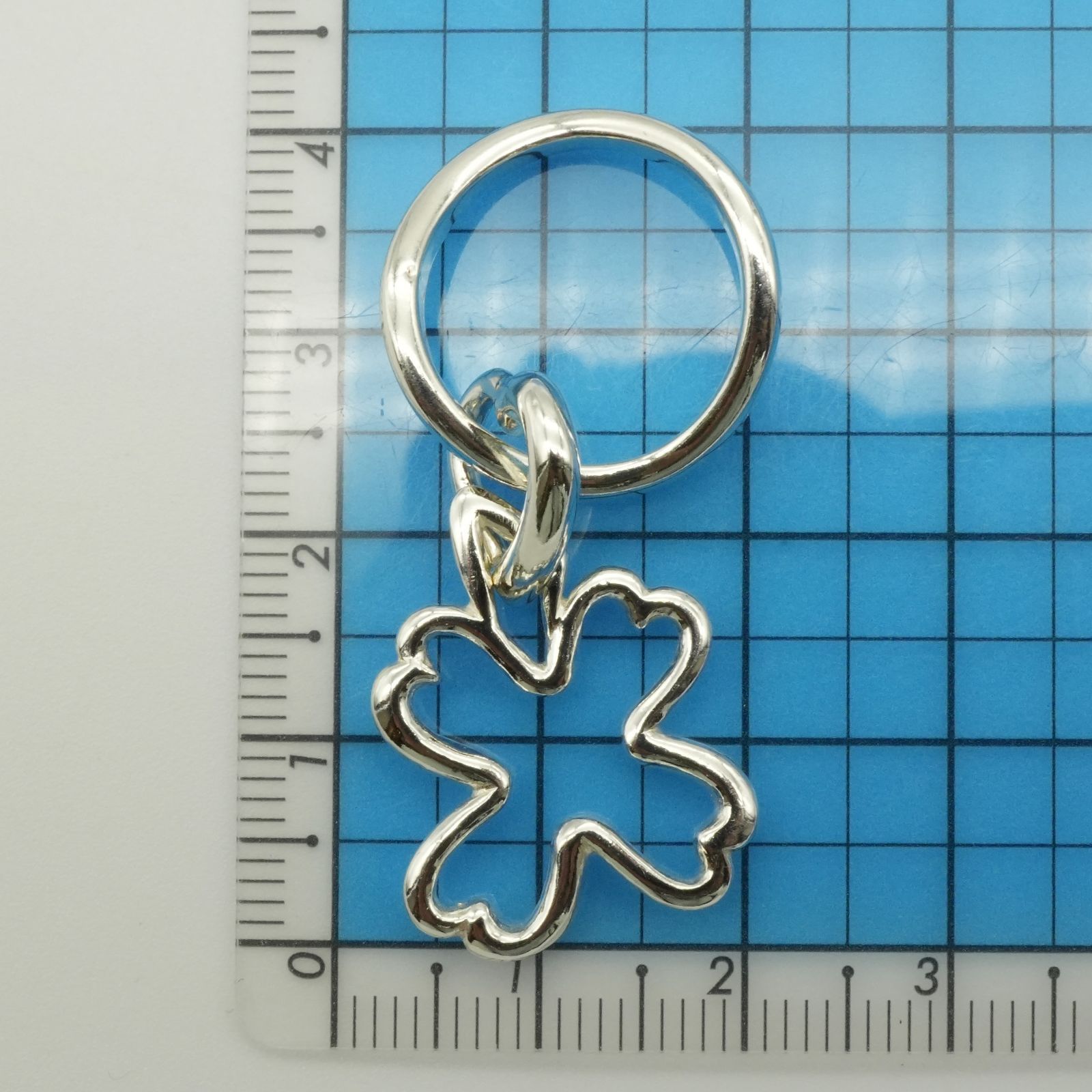 極美品 シャネル クローバーチャーム ヴィンテージ リング/25-77S  