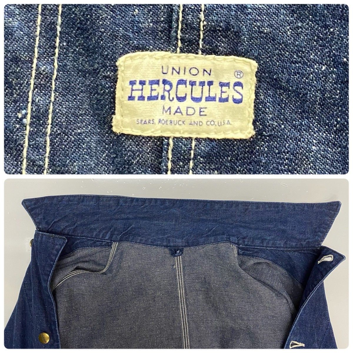 ヴィンテージ vintage ヘラクレス HERCULES 50's デニム カバーオール