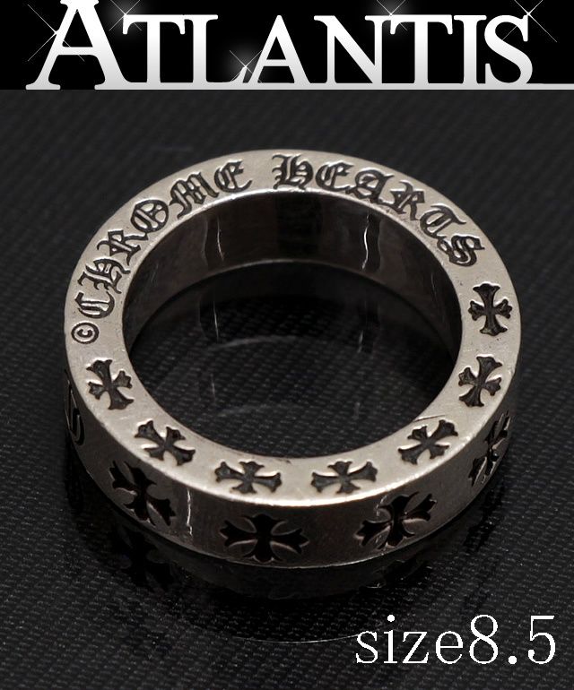 CHROME HEARTS 銀座店 クロムハーツ スペーサーリング FOREVER 6mm リング 指輪 SV925 約8.5号 99034