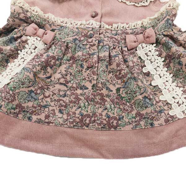 スーリー Souris ミルキースーツ セットアップ レース 刺繍 花柄（80cm