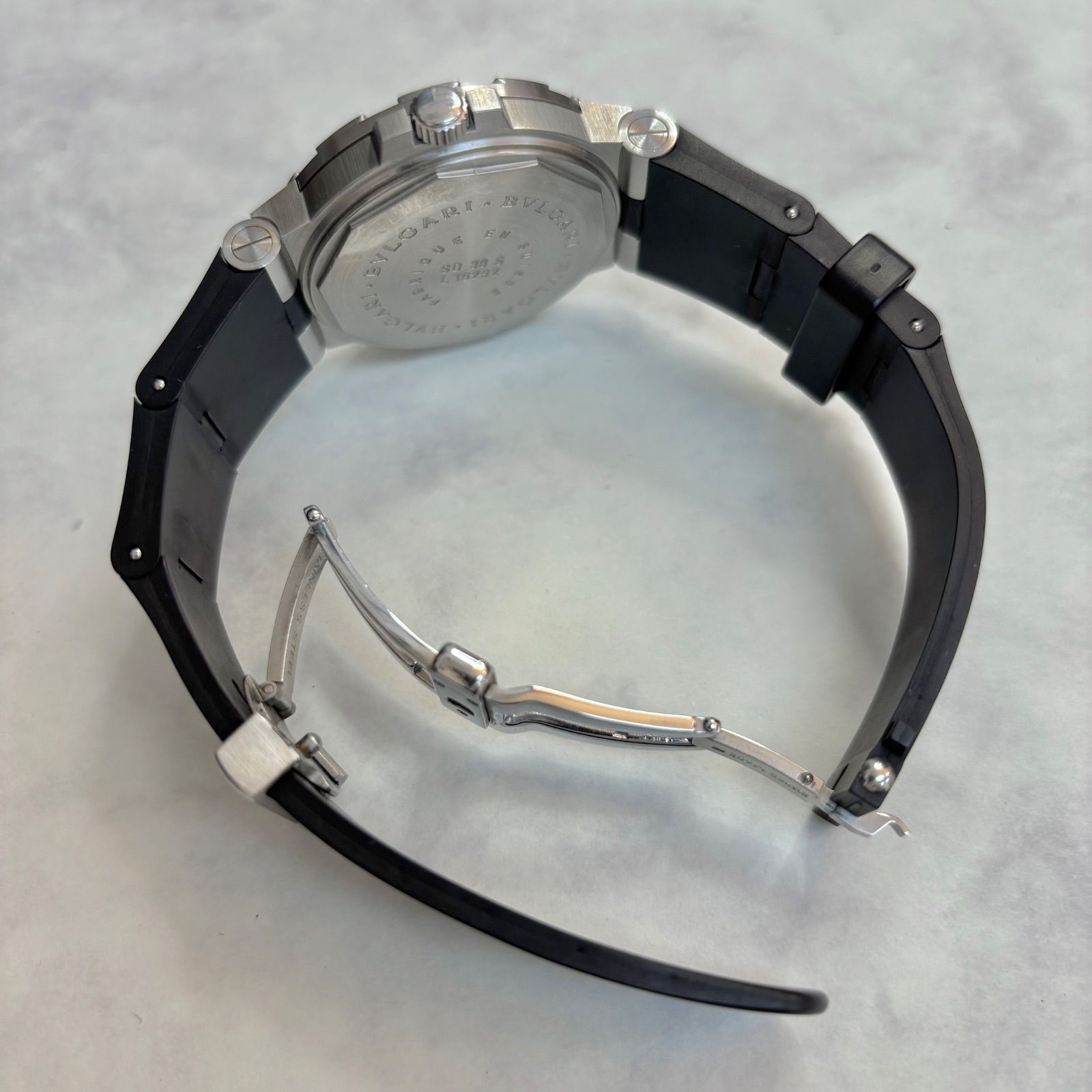 美品⭐️BVLGARI ブルガリ】 ディアゴノスクーバ SD38S ブラック