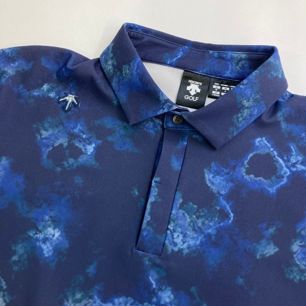 サイズ：M DESCENTE GOLF デサントゴルフ 2023年モデル 半袖ポロシャツ