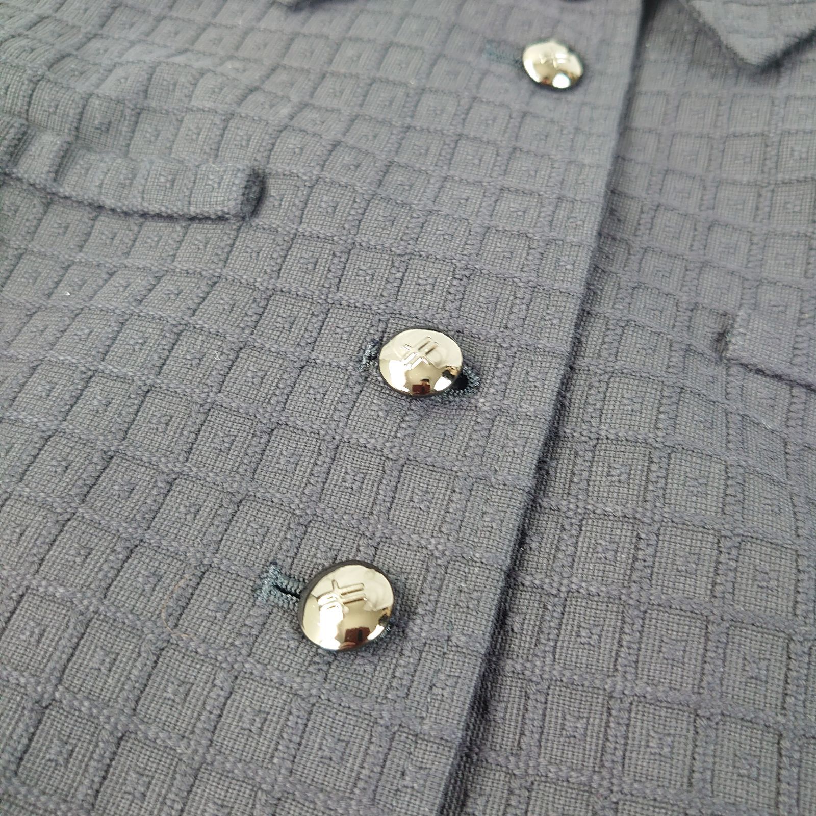  Harrods セットアップ Hロゴボタン スカートスーツ セレモニースーツ