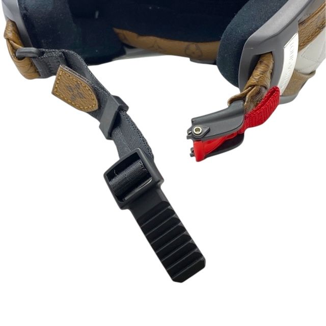  ルイヴィトン LV SKI スキー ヘルメット モノグラム ベンチレーションスリット ホワイト LOUIS VUITTON サイズ 58 その他 スキー