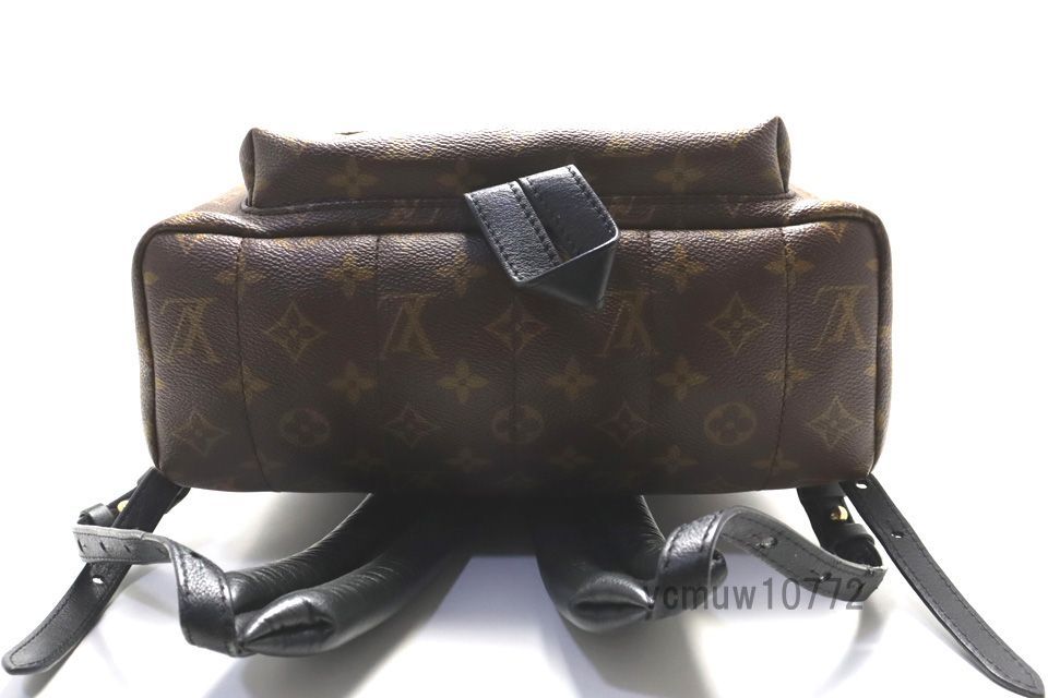 近年モデル希少美中古■LOUIS VUITTON モノグラム パームスプリングスMM レザー リュックサック バックパック ルイヴィトン■0822so443460