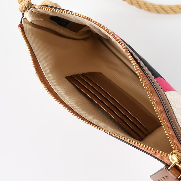 MARNI マルニ バッグ ストライプ キャンバスショルダーバッグ