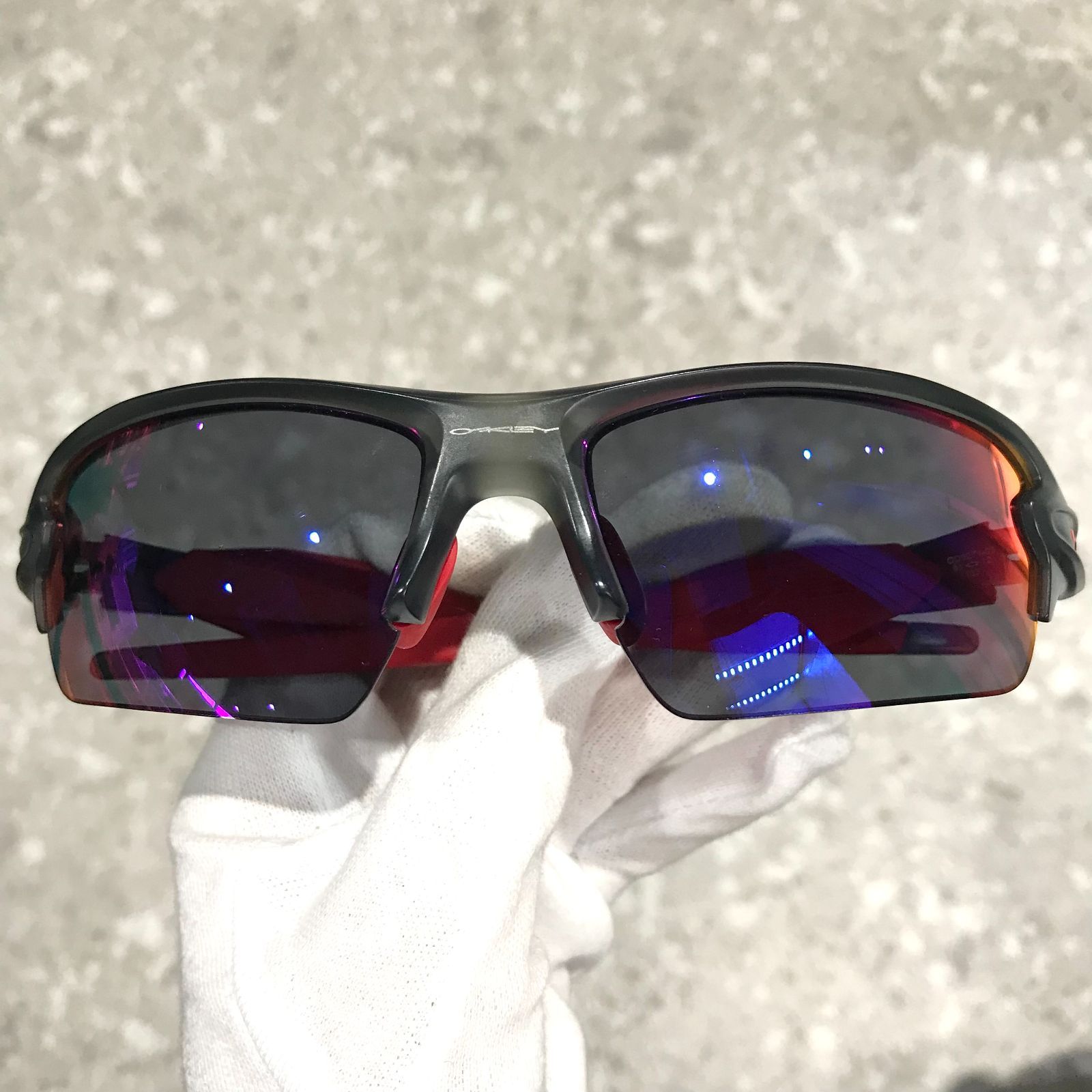 ▽オークリー/OAKLEY OO9251-03 偏光レッドレンズ レッド×ブラック  