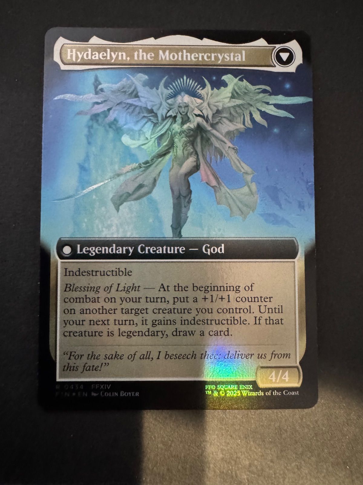 MTG 星の意思、ヴェーネス　 英語版　拡張アートFoil FOIL] 星の意思、ヴェーネス/Venat, Heart of Hydaelyn (全面