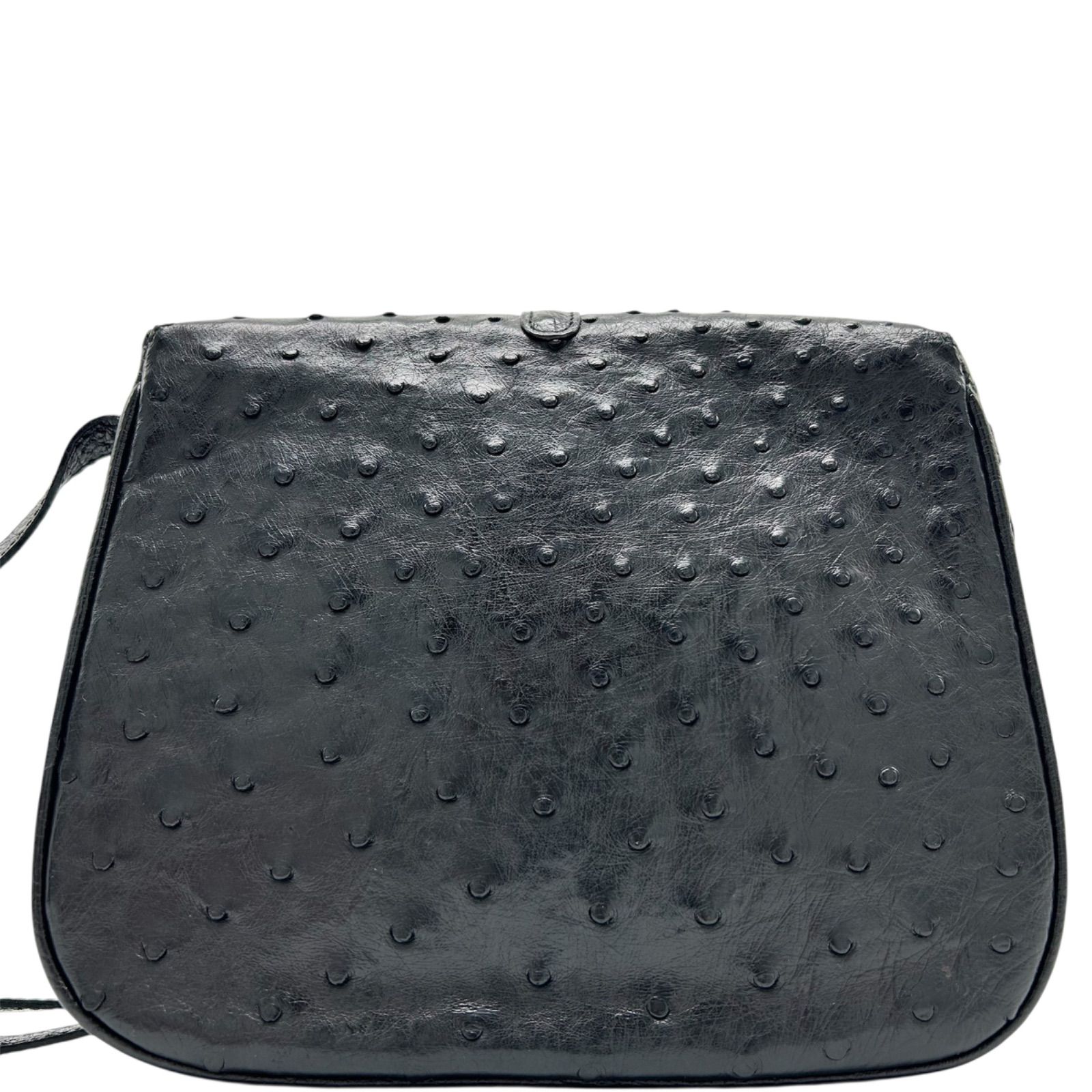◎ 希少品 極美品 CELINE セリーヌ ジャッキー オーストリッチ 