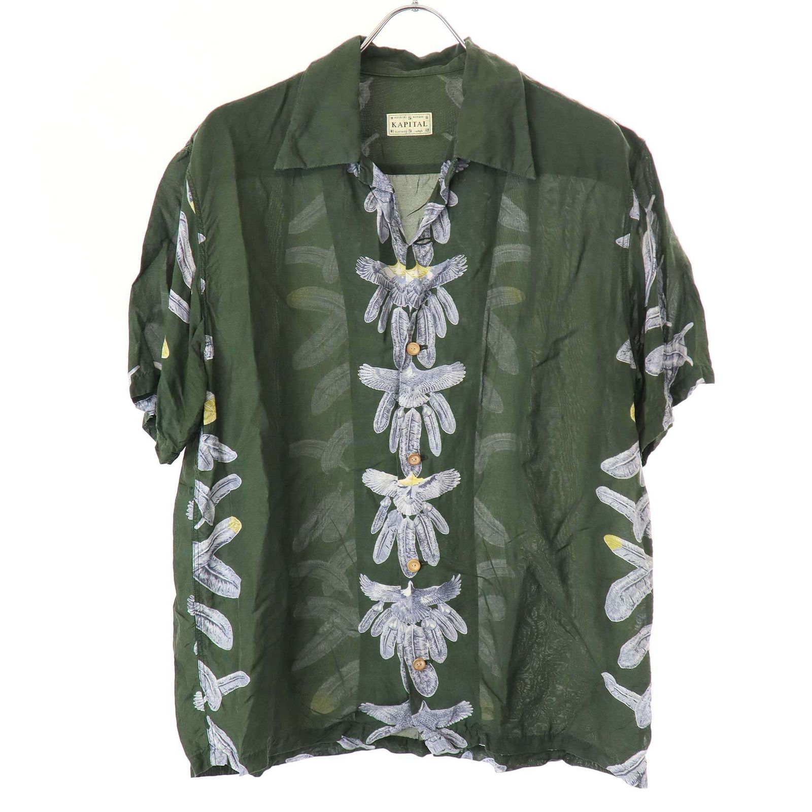 KAPITAL キャピタル SILK RAYON EAGLE JEWEL ALOHA SHIRT シルク KAPITAL キャピタル SILK RAYON EAGLE JEWEL ALOHA SHIRT シルク