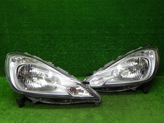 フィット ヘッドライト 左右 販売済み ハロゲン GE6/7 GE系 後期 P9603 