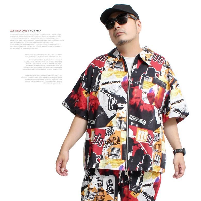 新品】【3XL～6XL レッド】 セットアップ メンズ 大きいサイズ