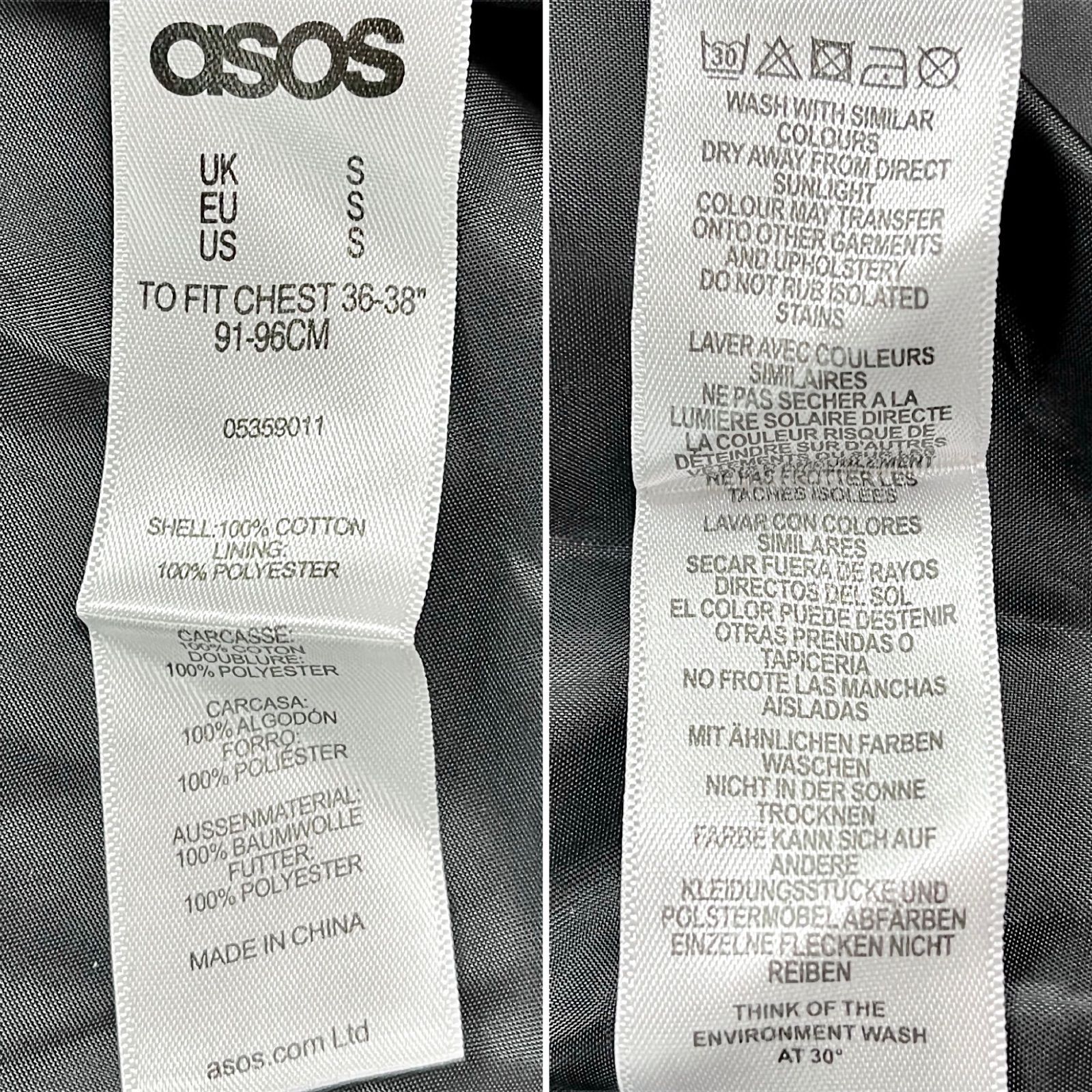 asos エイソス ブラック ピグメント ビンテージ ウォッシュ ポケット 