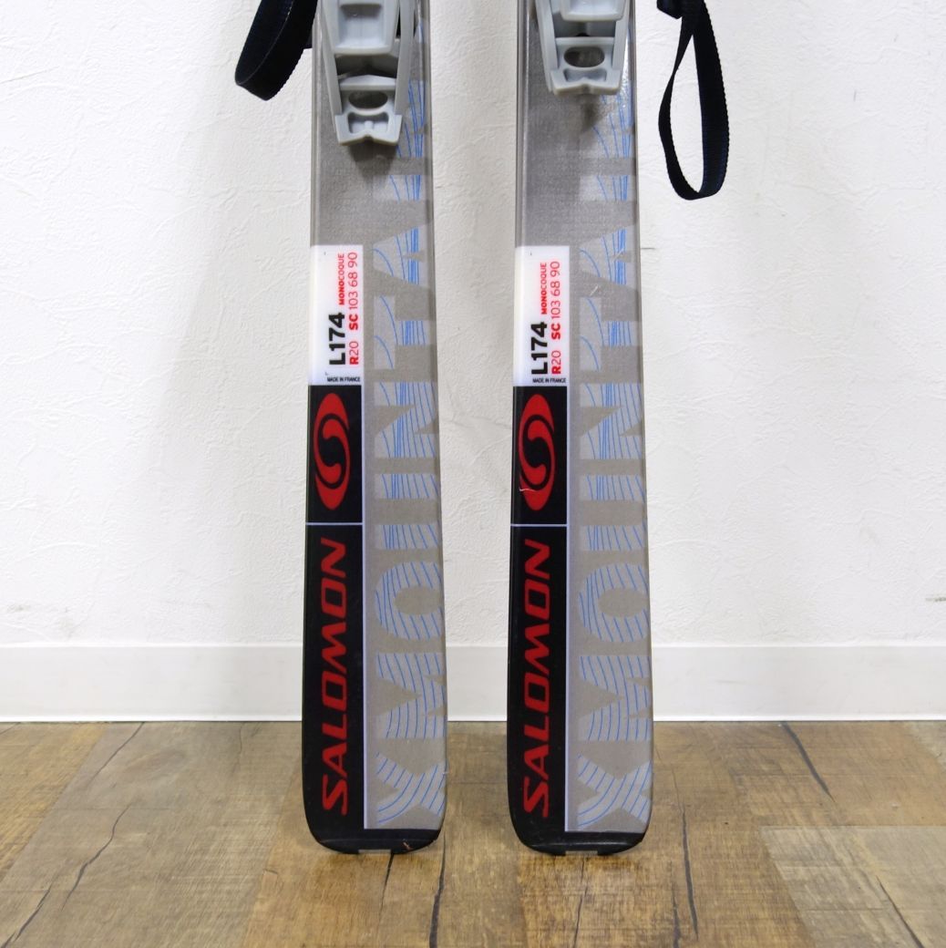 サロモン SALOMON MONOCOQUE 174cm センター68mm ツアービンディング DIAMIR titanal2 山スキー バックカントリー アウトドア サロモン SALOMON MONOCOQUE 174cm センター68mm ツアー